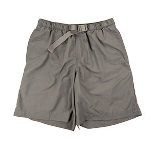 Columbia Water Shorts Small Men's Gray Oni-Shade Mesh Lined Nylon Belted Outdoor